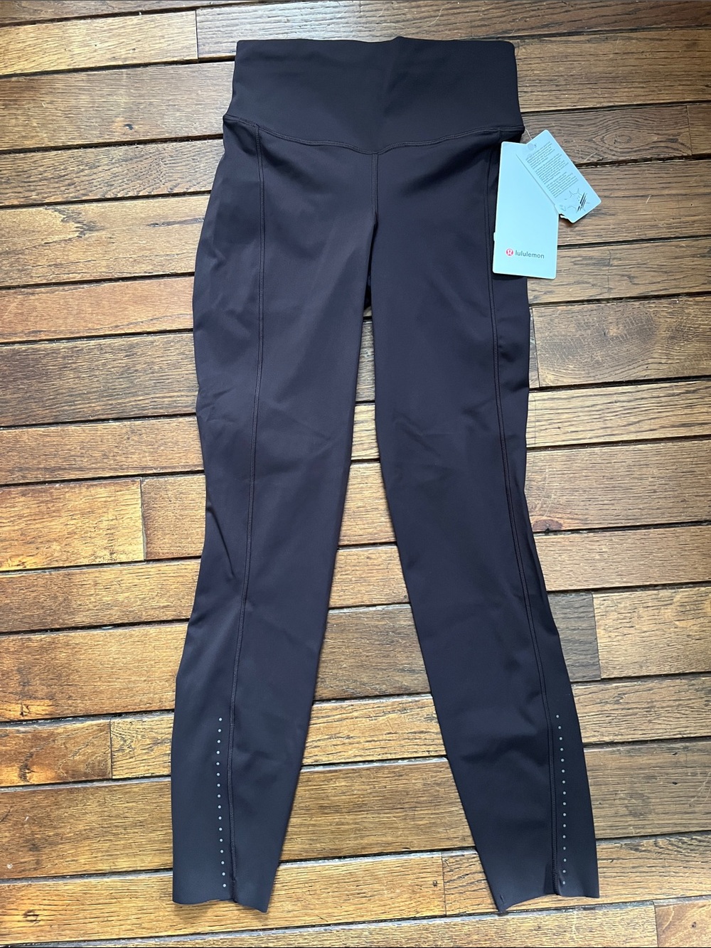 Lululemon Sequoia Brown Fast and Free High Rise Running Leggings Size 4 NWT